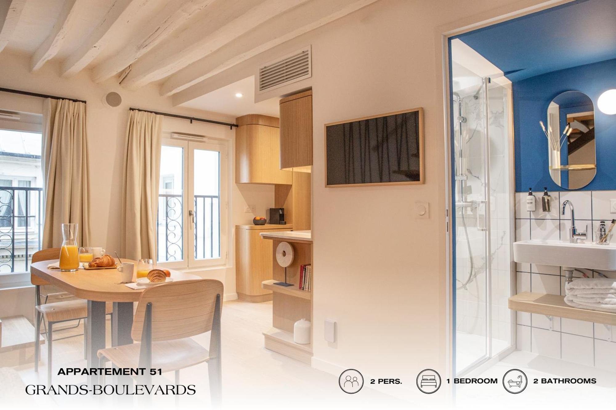 Beauquartier - Grands Boulevards Appartamento