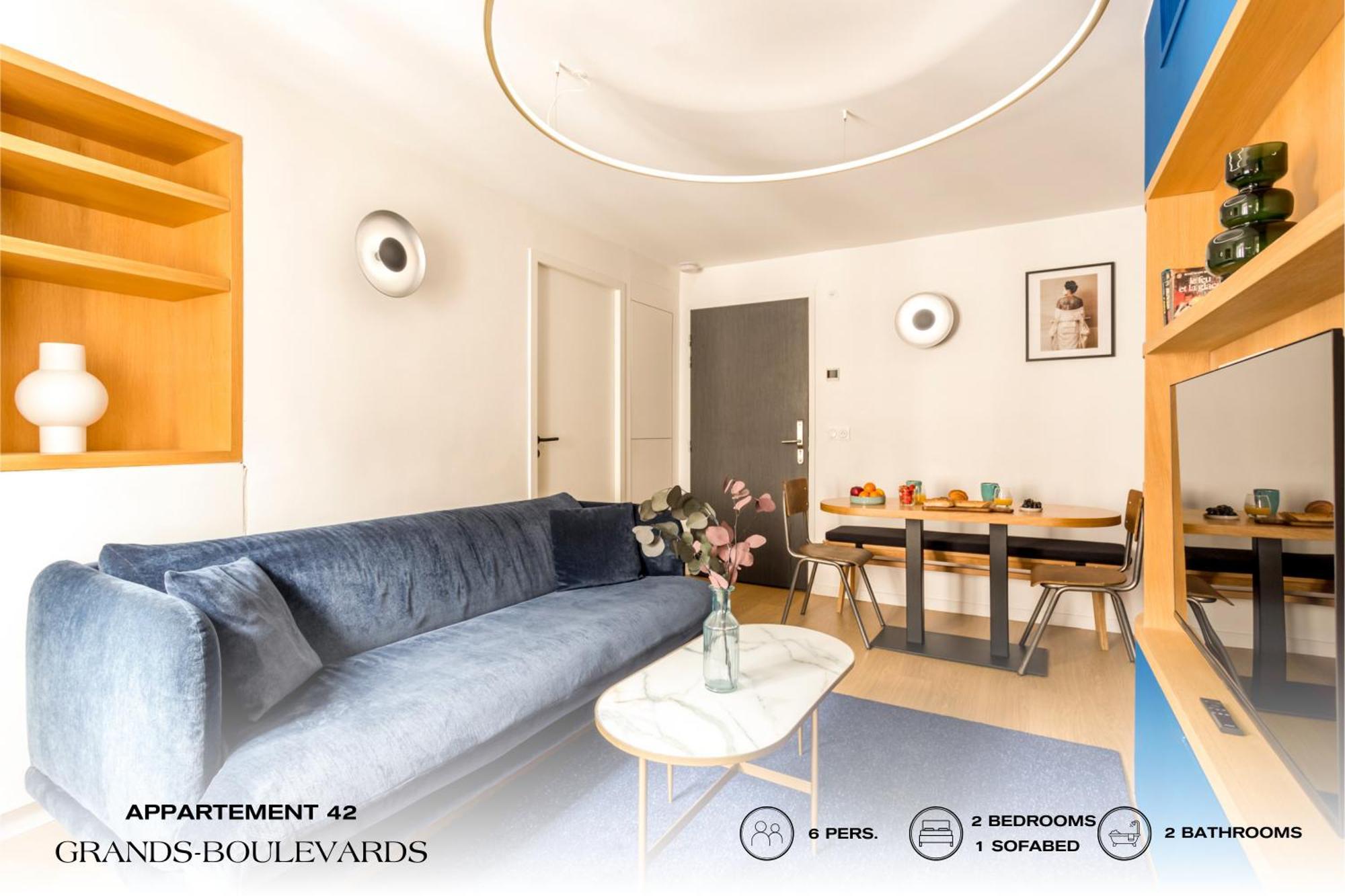 Beauquartier - Grands Boulevards Appartamento Parigi