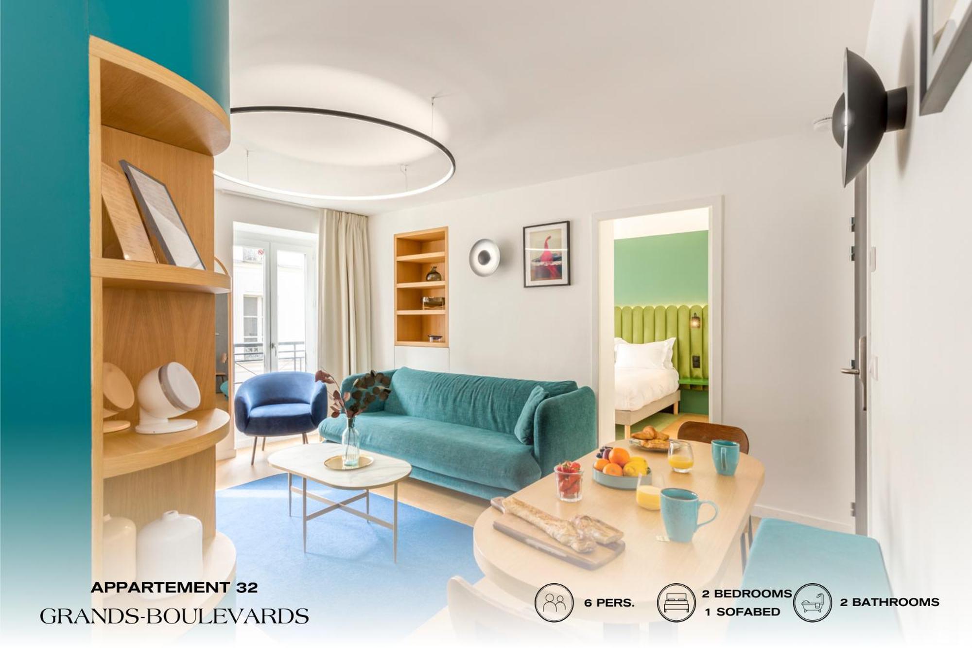 Beauquartier - Grands Boulevards Appartamento Parigi