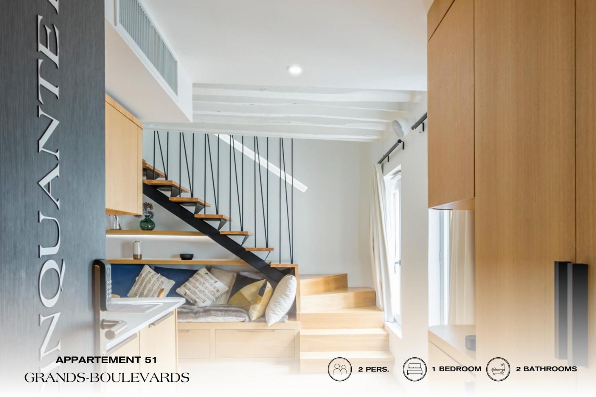 Beauquartier - Grands Boulevards Appartamento